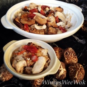 Chicken and mushroom rice clay pot 2