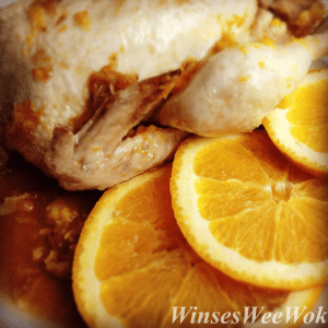 Quails in Orange glazed sauce